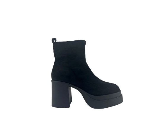 Botín Tacón Ancho Plataforma